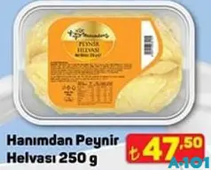 HANIMDAN PEYNİR HELVASI 250 G fiyat ve kampanya bilgisi